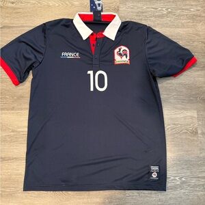 France Navy Blue Polo Shirt